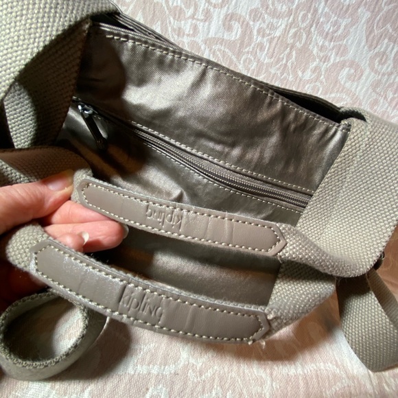 Kipling Metallic Pewter Elysia Bag - Picture 14 of 16